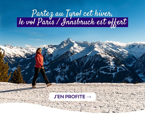 Vol Paris / Innsbruck offert