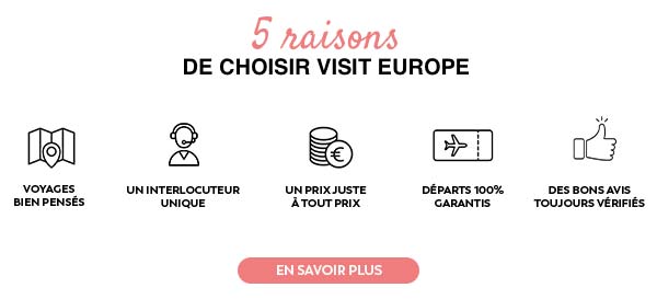 5 raisons de partir avec Visit Europe